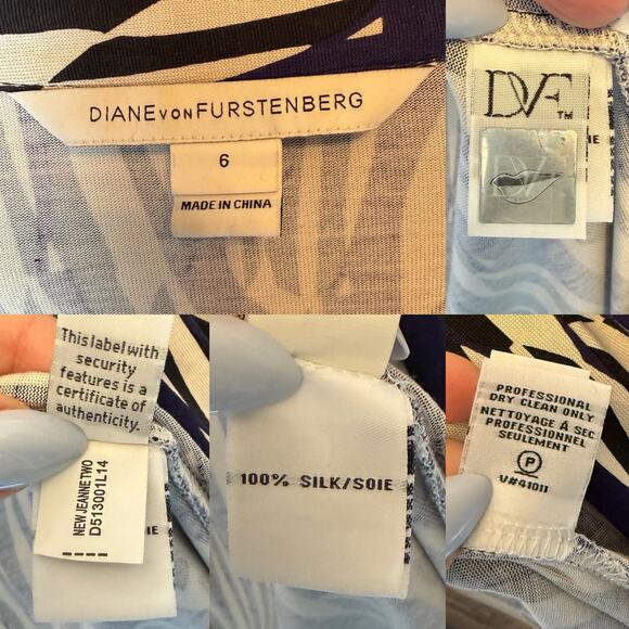 Diane Von Furstenberg New Jeanne Two Wrap Dress - Picture 4 of 8